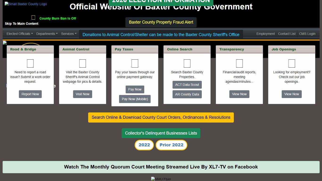 Baxter County Government